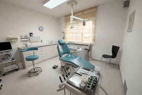 Behandlungszimmer Dr. med. dent. Wilhelm & Dr. med. dent. Lindner
